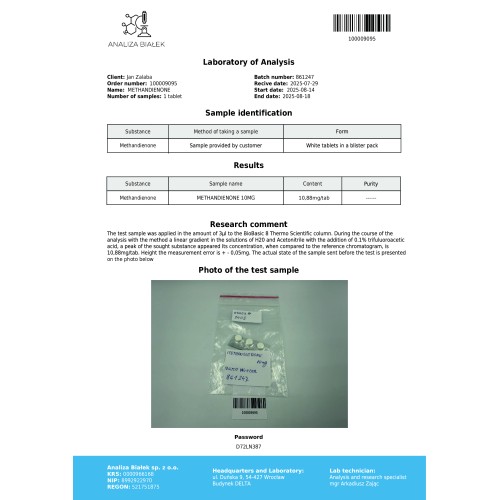 Dinabolyn 10 mg (Methandienone)