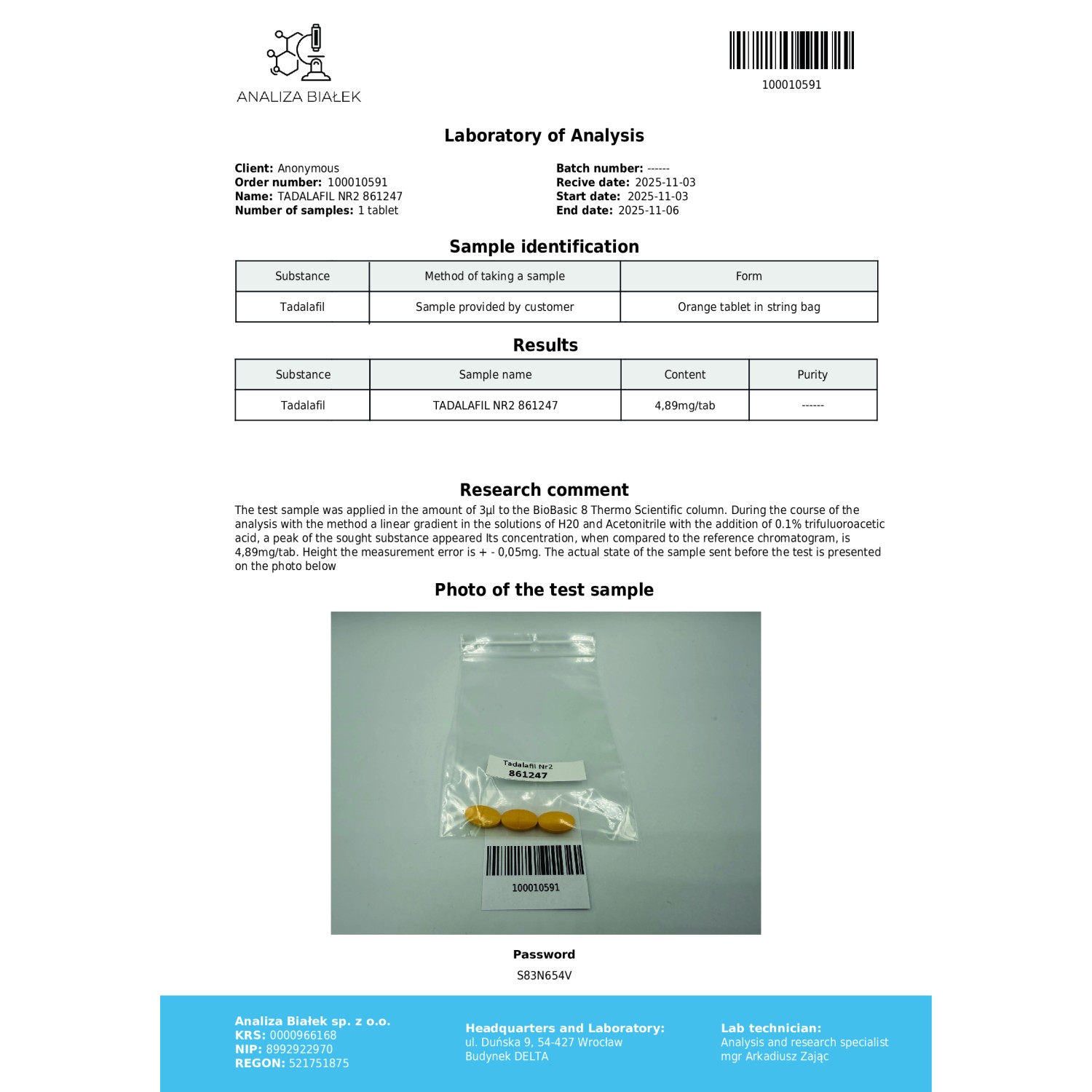 Cialyn 5mg (Tadalafil)