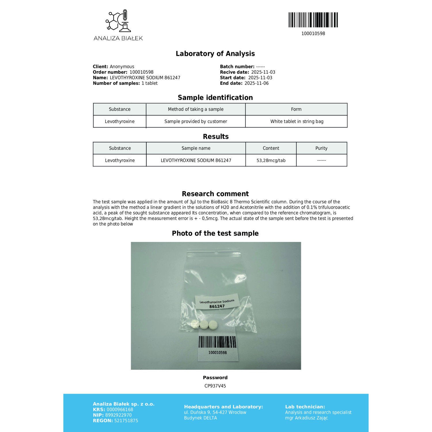 T4 Euthymed 50 mcg (Levothyroxine Sodium)