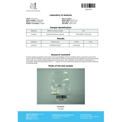 Femaralyn 2.5 mg (Letrozole)