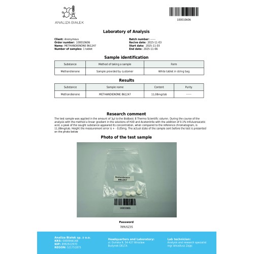 Dinabolyn 10 mg (Methandienone)