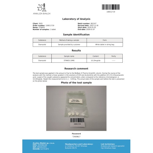 Stanos 10 mg (Stanozolol, Winstrol)