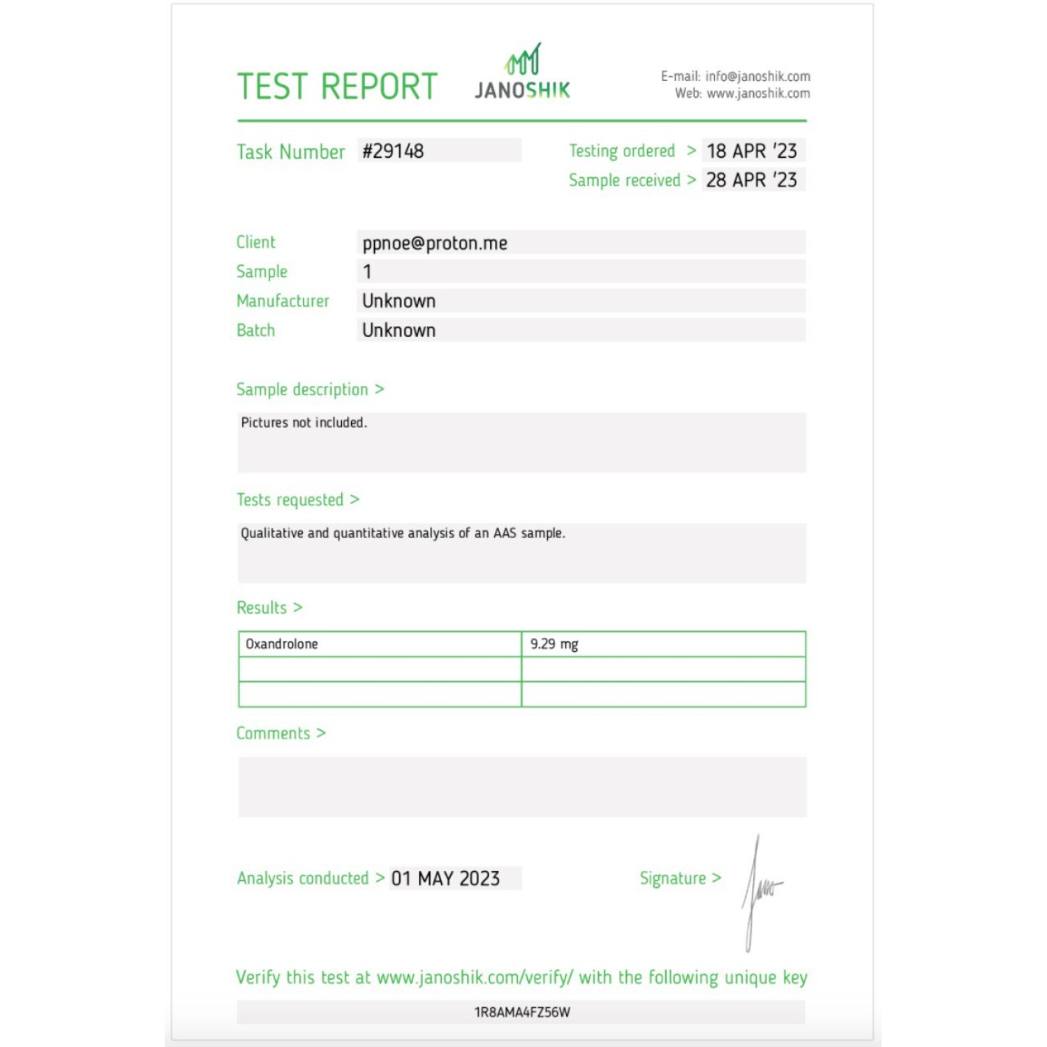 Anavaros 10mg (Oxandrolone)
