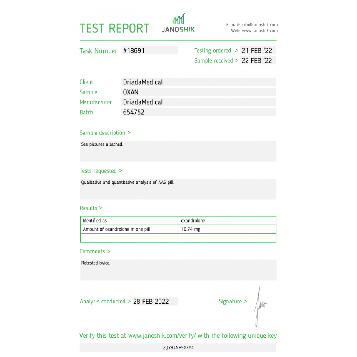 Anavaros 10mg (Oxandrolone)