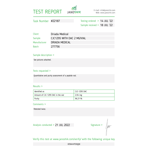 CJC1295 with DAC 2mg