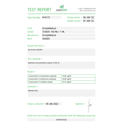Stakos 150 mg/ml (Cut Stack) 10 x 1 ml