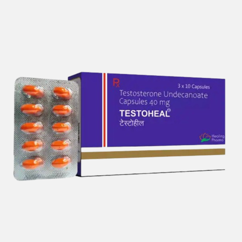Testoheal 40 mg (Testosterone Undecanoate Capsules)