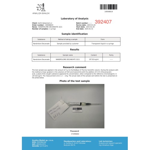 Nandecos 200 mg/ml (Nandrolone Decanoate) 10ml vial