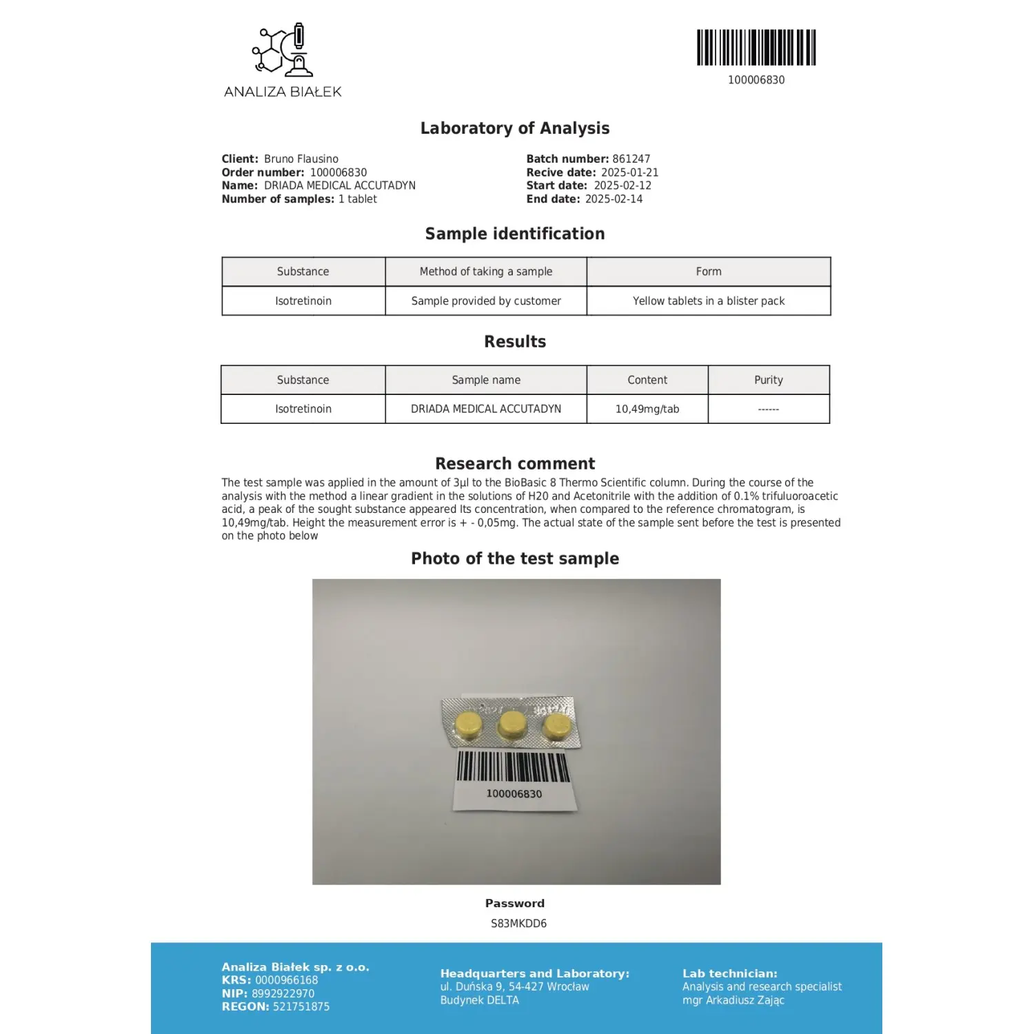 Accutadyn (Isotretinoin) Accutadyn (Isotretinoin)