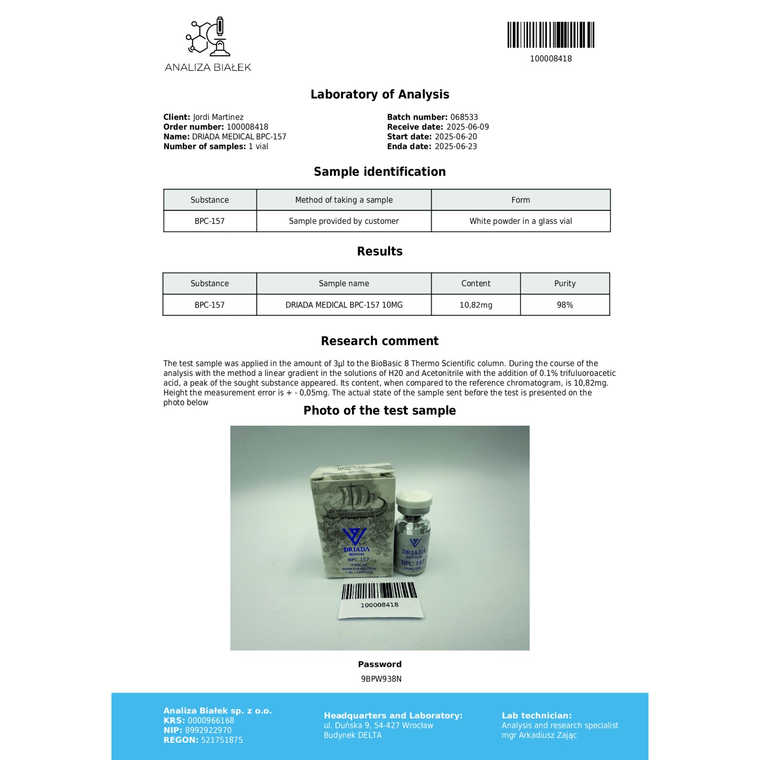 BPC-157 10mg BPC-157 10mg