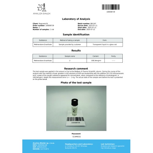 Primos 100 mg/ml (Methenolone Enanthate)