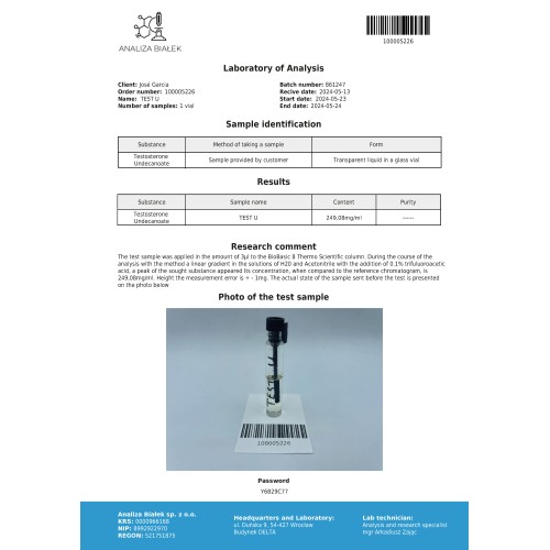 Andriolos 250 mg/ml (Testosterone Undecanoate)