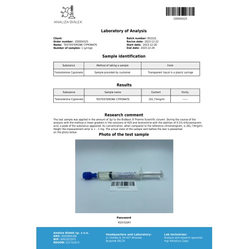 Cypilos 200 mg/ml (Testosterone Cypionate)