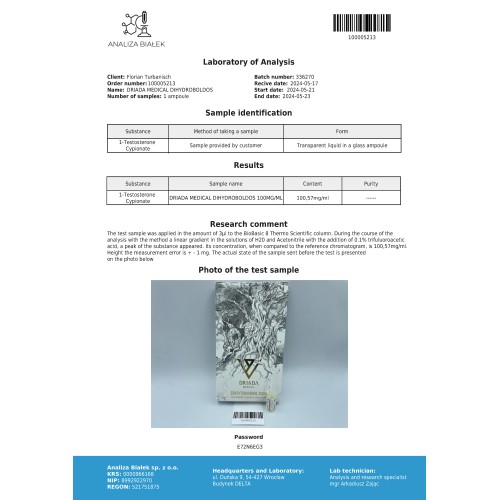 Dihydroboldos 100 mg/ml (Dihydroboldenone Cypionate) 10ml vial