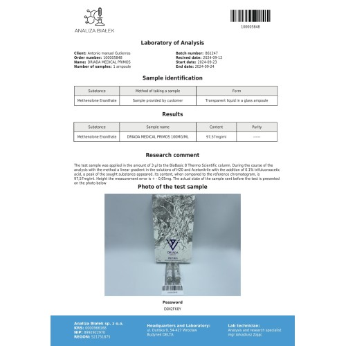 Primos 100 mg/ml (Methenolone Enanthate) Primos 100 mg/ml (Methenolone Enanthate)