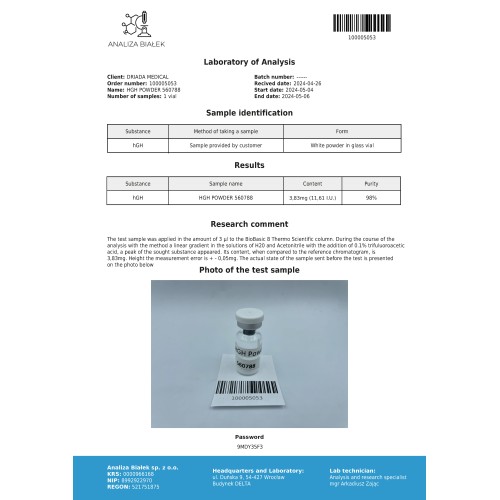 Somatropin HGH Powder 100iu Somatropin HGH Powder 100iu