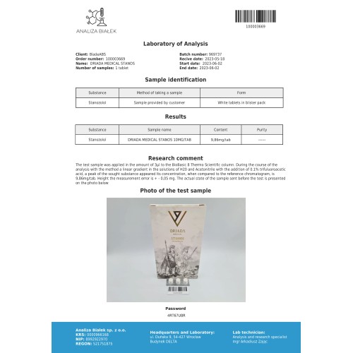 Stanos 10 mg (Stanozolol, Winstrol)