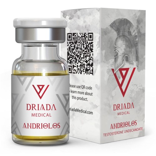 Andriolos 250 mg/ml (Testosterone Undecanoate) 10ml vial Andriolos 250 mg/ml (Testosterone Undecanoate) 10ml vial